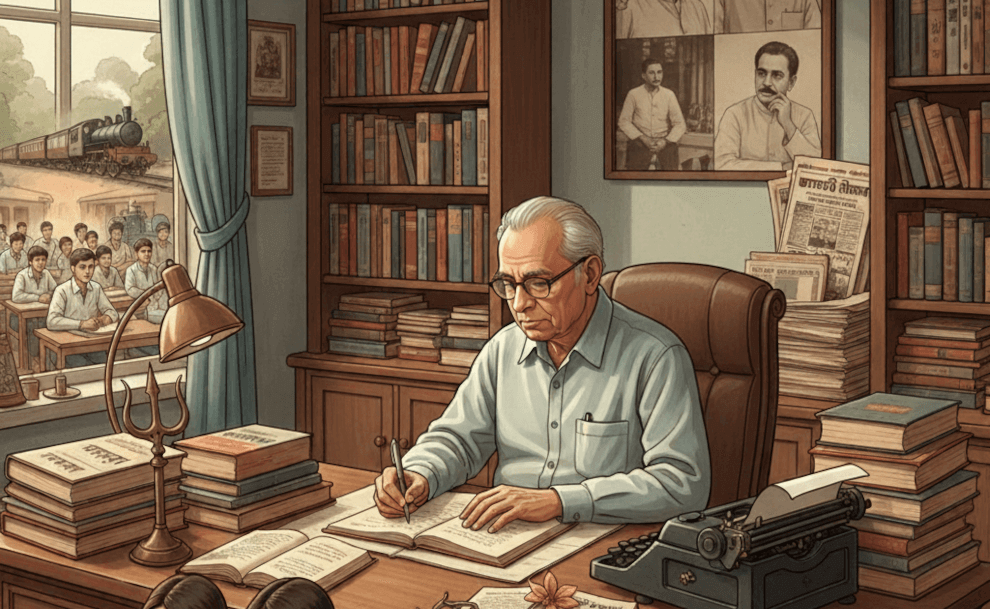 लेख:- स्वातंत्र्योत्तर काळातील मराठी साहित्य पुस्तक : मराठी साहित्य : विमर्श आणि विमर्शक  लेखक:- डॉ. व. दि. कुलकर्णी  (वर्षा हेमंत फाटक